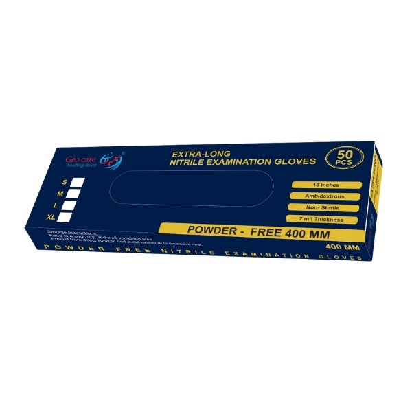 Geocare 16 inch Nitrile Gloves